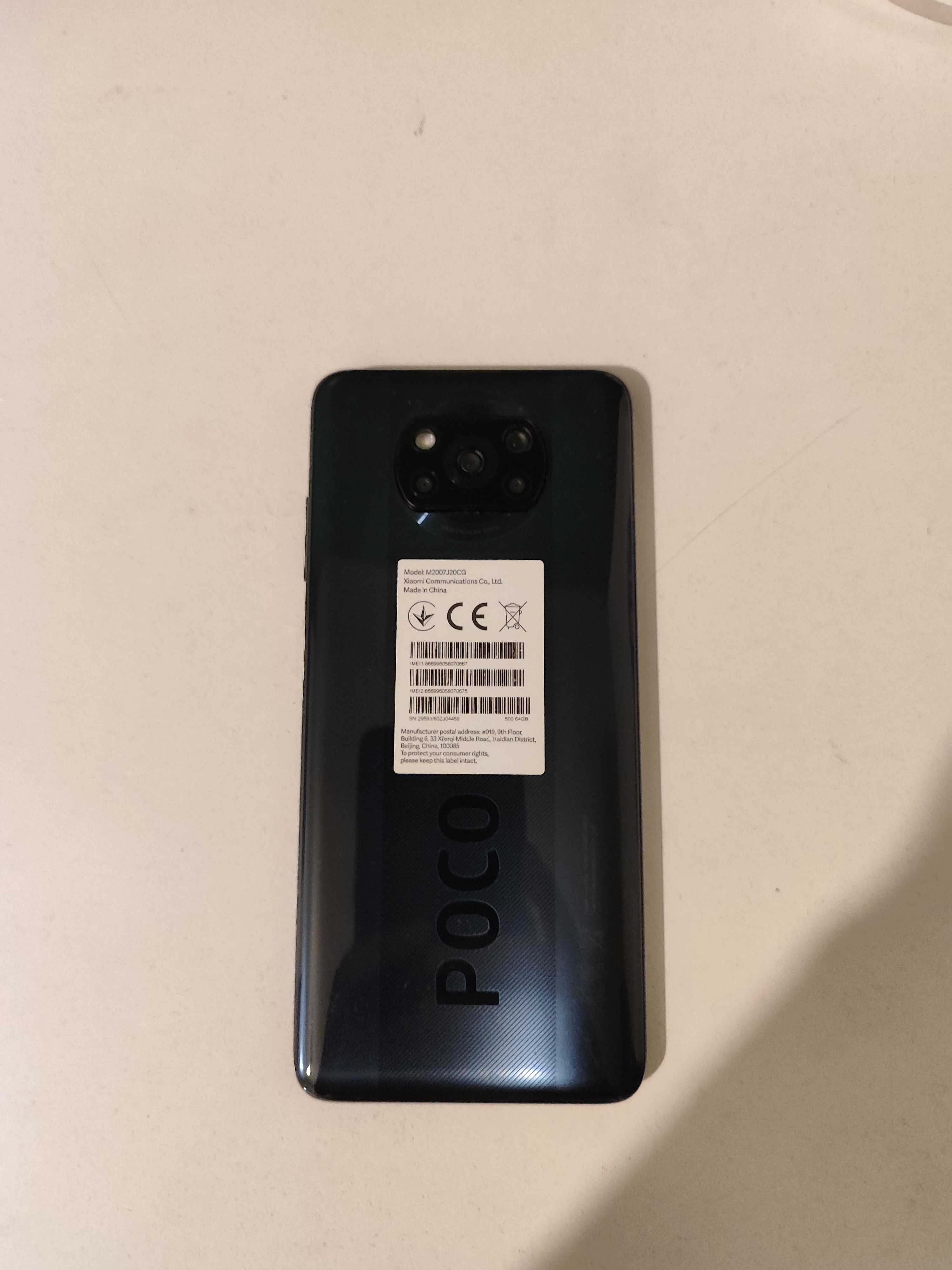 Telefon poco X3 nfc + karta pamięci 16gb