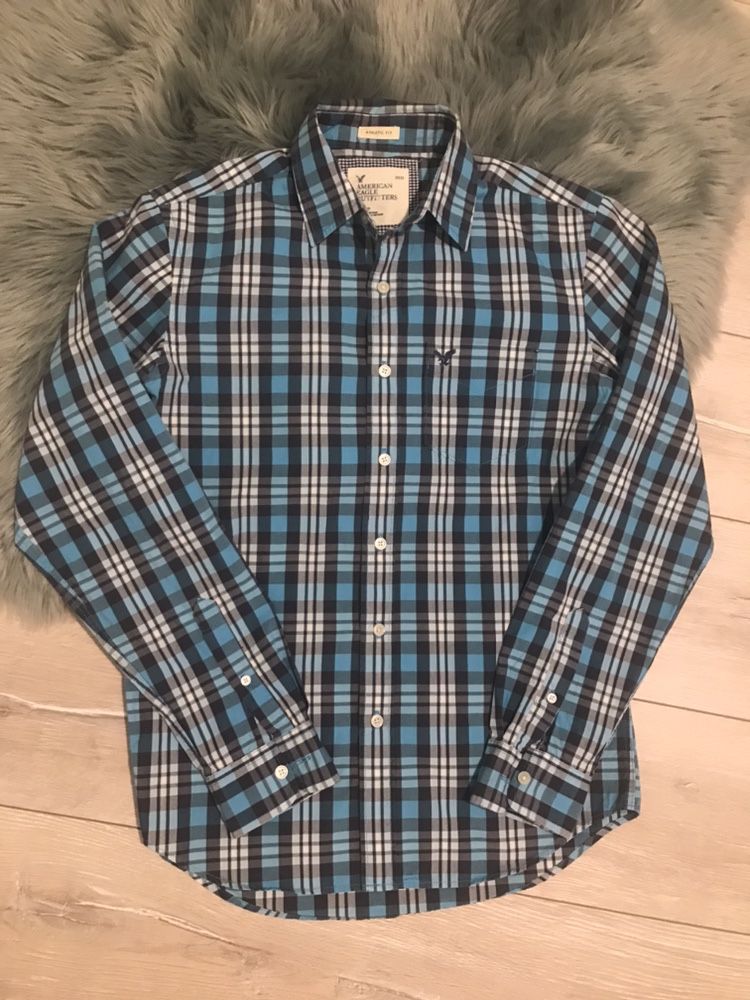 Рубашка в клетку American eagle outfitters XS S