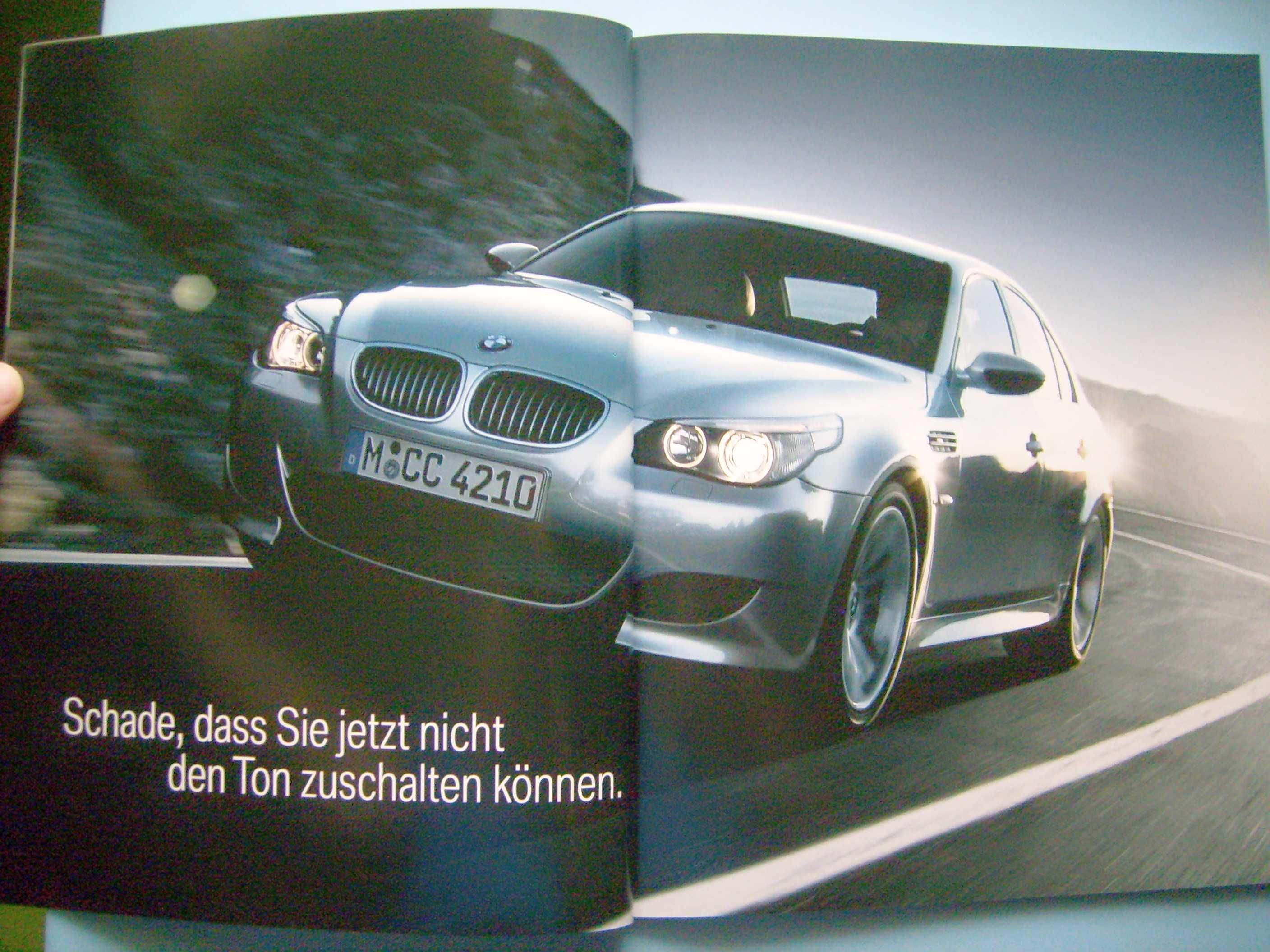 BMW M5 E60 M-Power 2004 prospekt 76 str., !!! stan BDB * RABATY 10% !