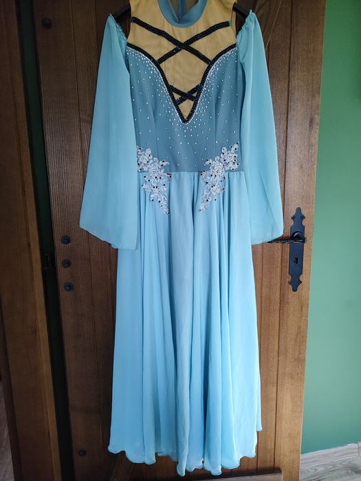 Sukienka turniejowa strój do tańca xs s body 34 taniec towarzyski