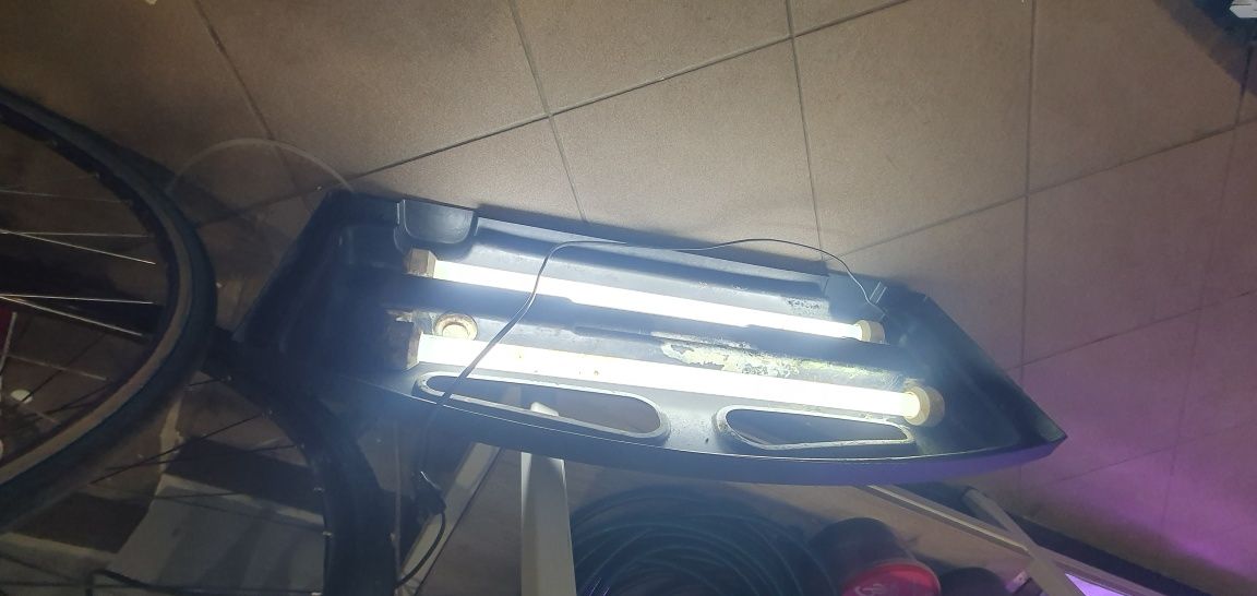 Akwarium 80x30x45 126l  i oświetlenie