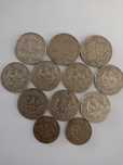 Zestaw monet 1 złoty 1929r  50 groszy 1923r 20 groszy 1923r