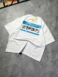 Біла Футболка Vetements Name Tag з бірками (Ветмо)