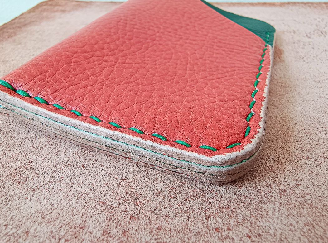 Borubar Skóroszyj - luksusowy portfel / cardholder skórzany