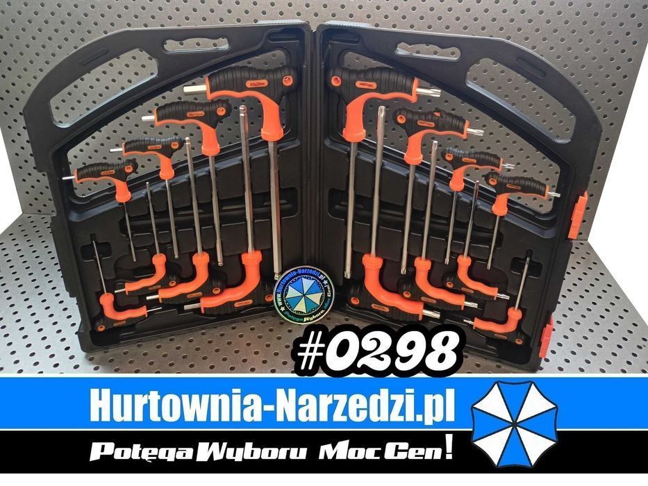 Zestaw śrubokrętów Typu L Torx / Imbus 16-el. wkrętaki