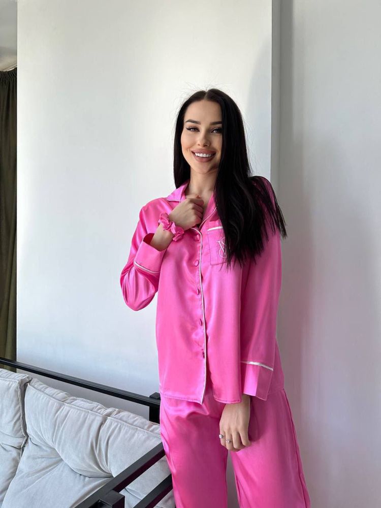 НЕВЕРОЯТНЫЙ ПОДАРОК Женская пижама Victoria’s Secret розовая люкс s-xl