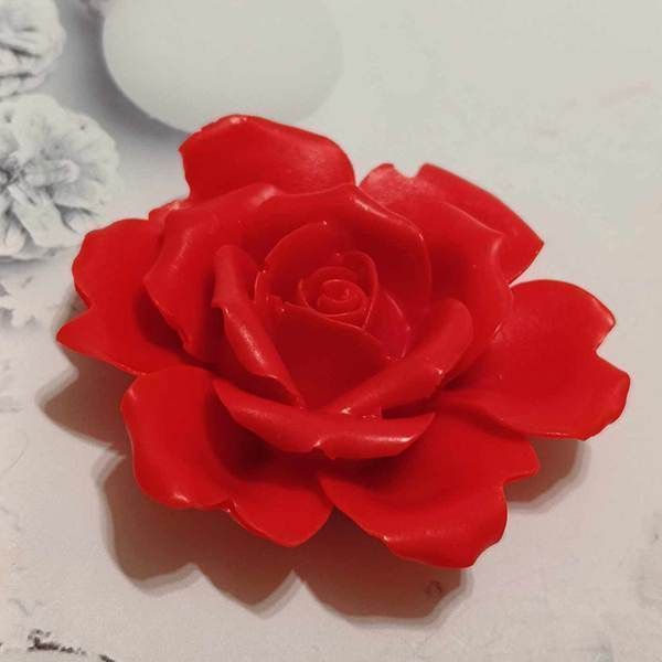 Mini mydełka Mydło glicerynowe duża róża XL 40 g na prezent