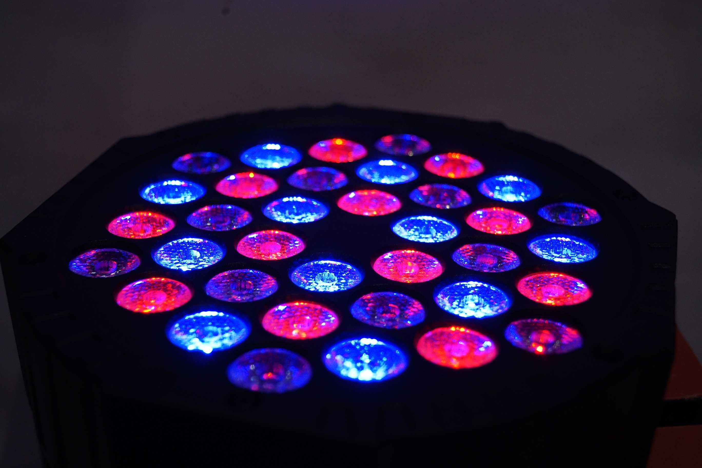 G384 4 mini reflektory  sceniczne 36 LED oświetlenie dyskotekowe 36W
