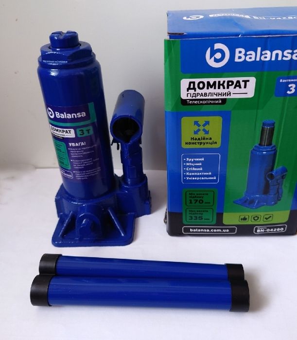 Домкрат гидравлический Balans 3 т  170-335мм