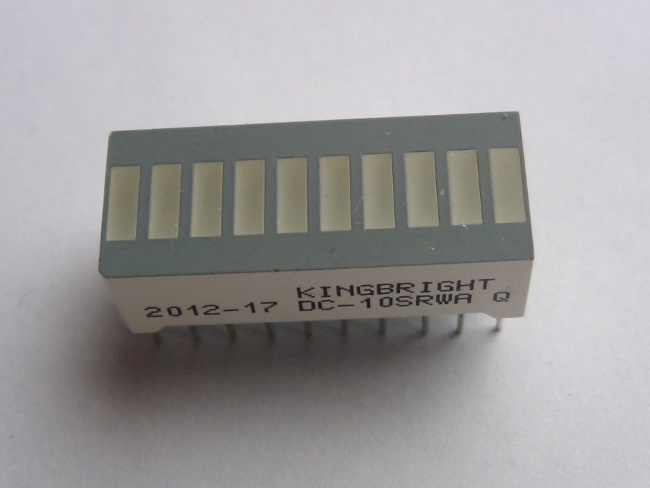 LED индикатор сегментный RED DC-10SRWA