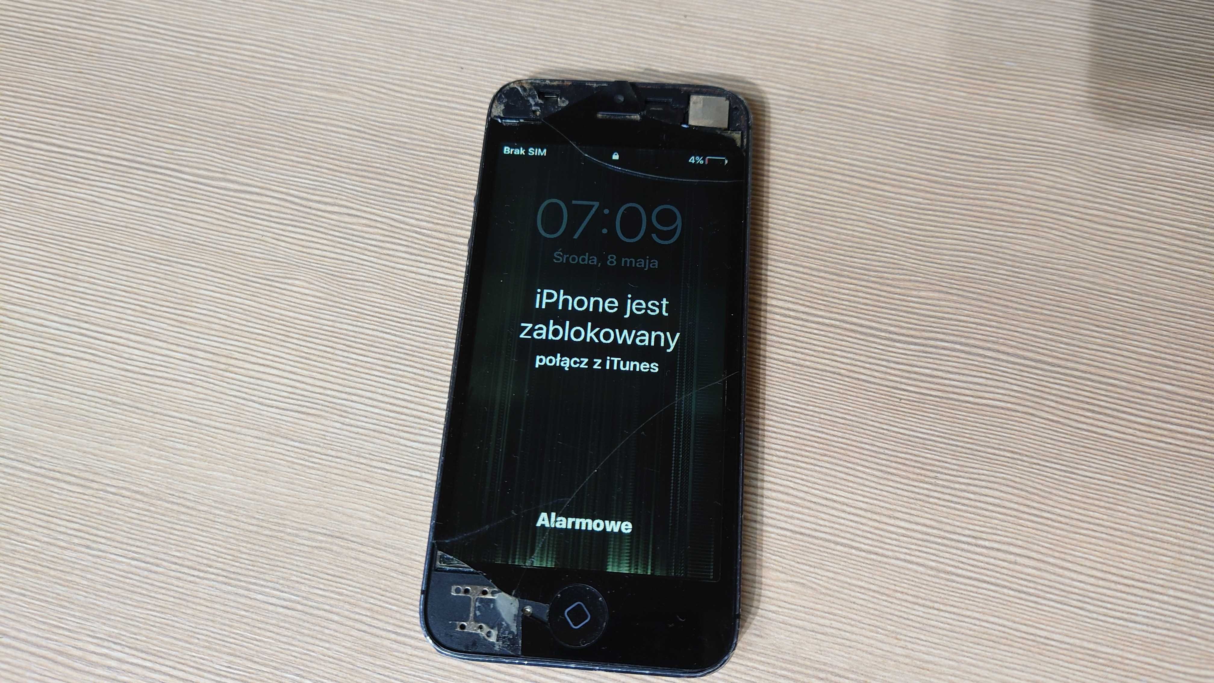 Uszkodzony iphone 5 na części #26