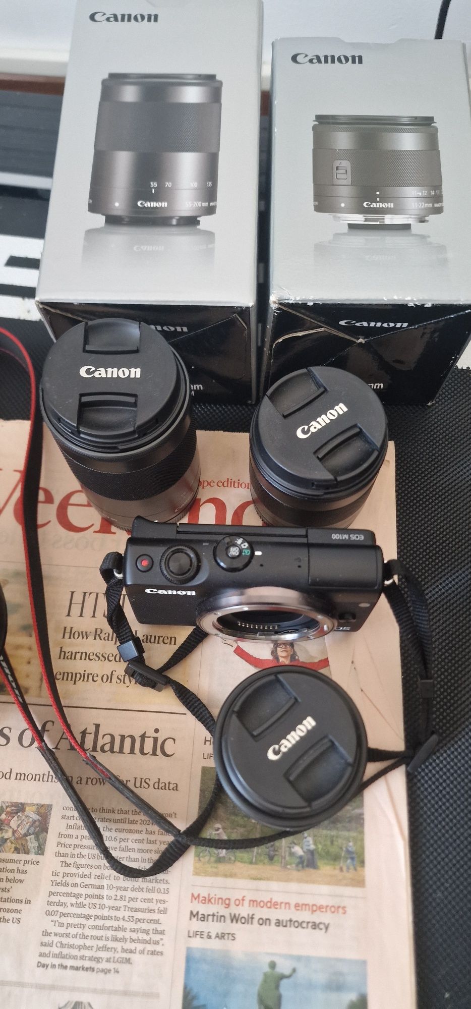 Canon Mirrorless | Objectivas e mala