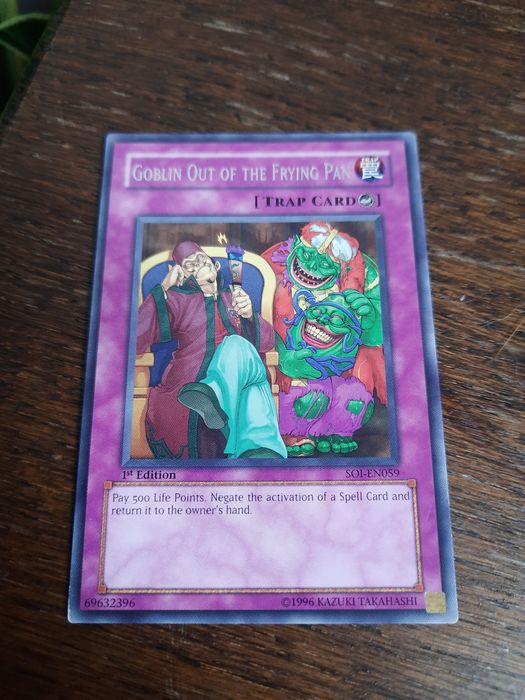 Yu-Gi-Oh! Goblin Out of the Frying Pan (V.1 - Rare)