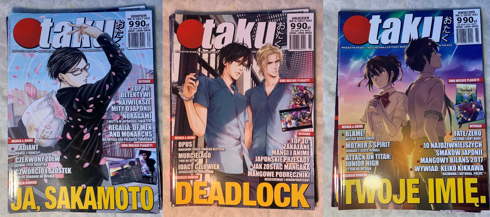 OTAKU magazyn 10 numerów, 5zł / sztuka