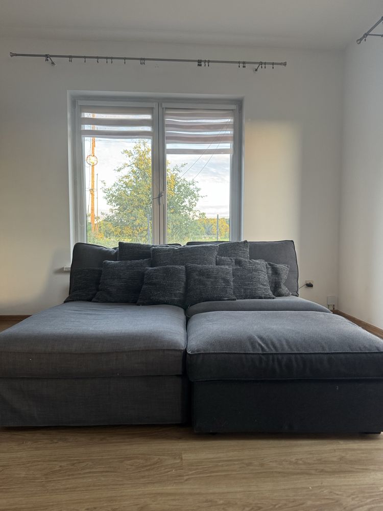 Sofa modułowa z dostawką/pufą + komplet poduszek + możliwość dostawy!