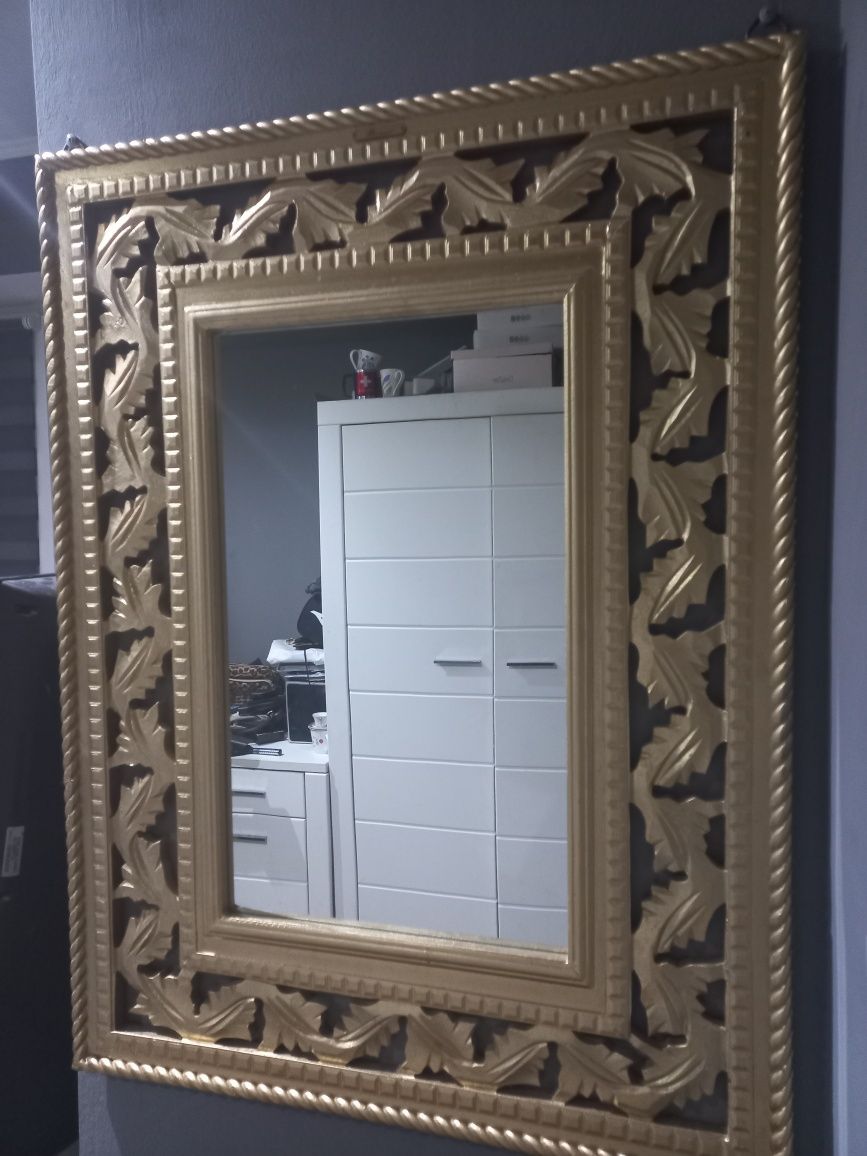 Wyjątkowe Lustro niemieckie-90/60 cm.