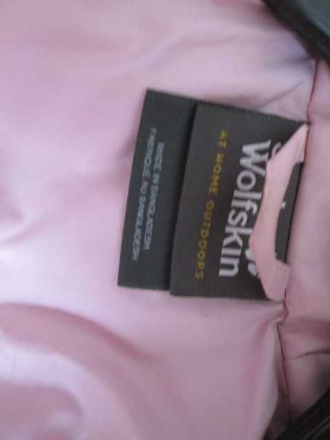 Jack Wolfskin kurtka puchowa  różowa 116 cm