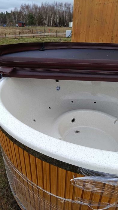Balia ogrodowa Premium | gorąca beczka ruska bania hot tube jacuzzi