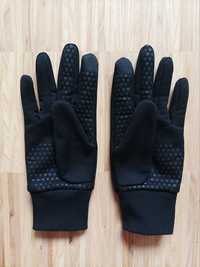 Tchibo czarne rękawiczki damskie 6,5 antypoślizgowe do smartfona