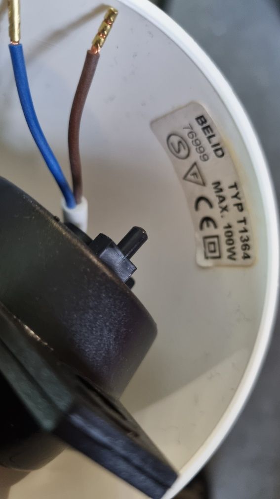 Sufitowa Lampa Belid Design Denmark lata80 Oryginał