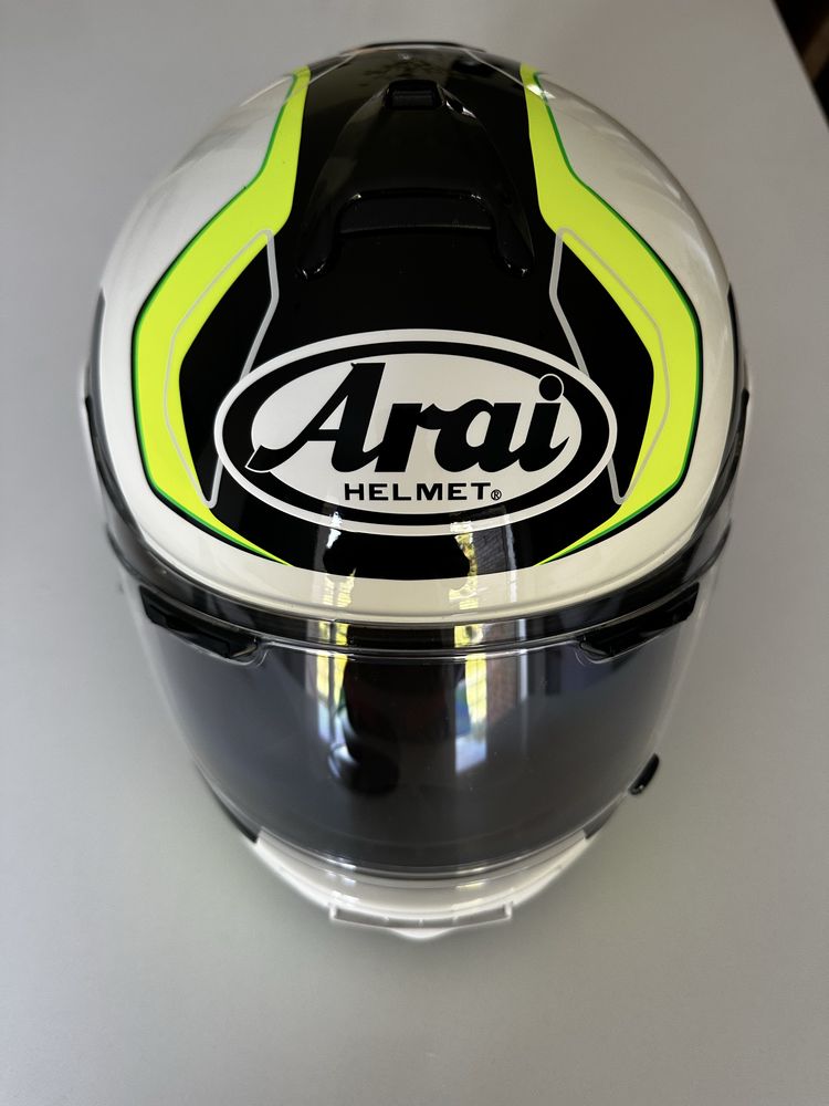 Capacete Arai Axces-3 Fluor – Tamanho M – Como Novo