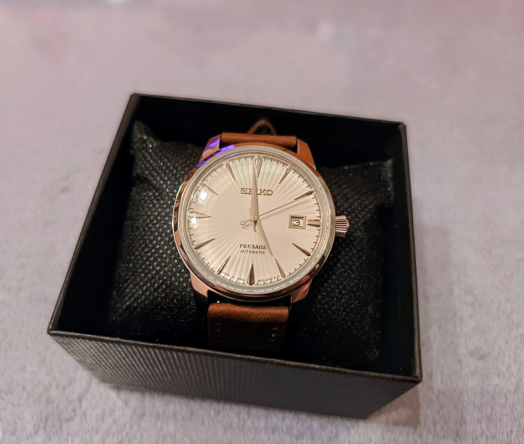 Механические часы в классическом стиле Seiko Presage