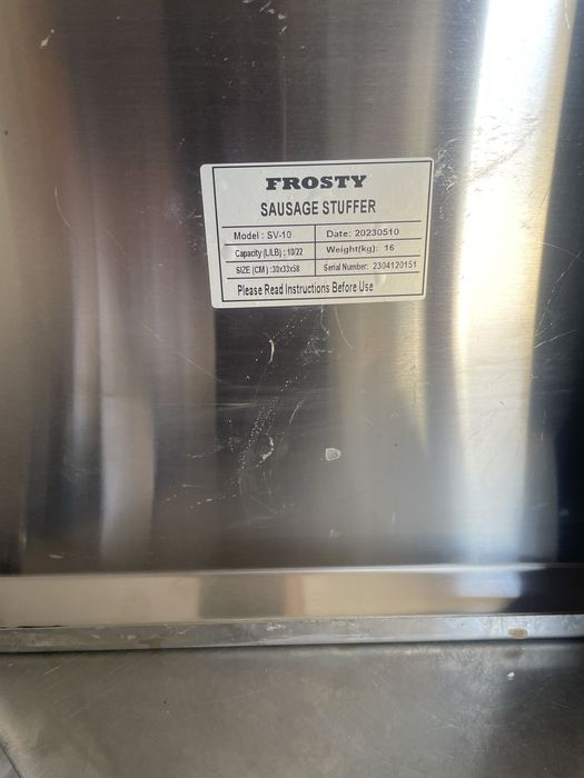 Ковбасний шприц Frosty 10 літрів