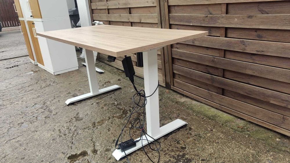 Biurko ELZAP 140x70 elektrycznie regulowana wysokość blatu