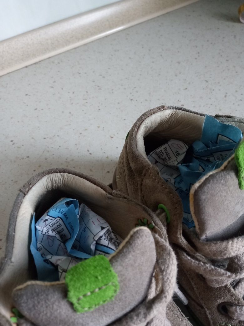 Buty dla dzieci richter skórzane 22 wkładka do 14 cm