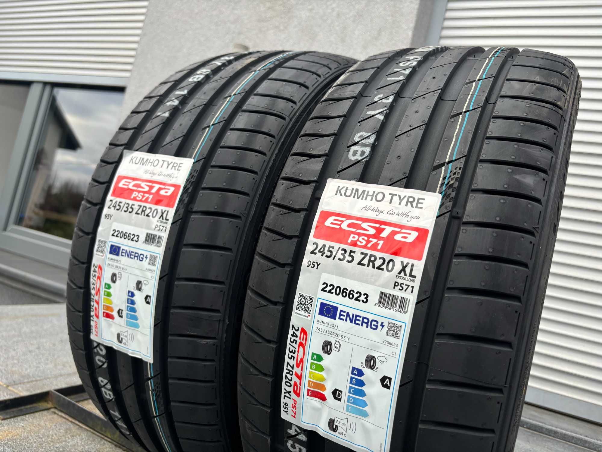 Letnia 245/35R20 Kumho Ecsta 95Y XL D,A,72db prosto z fabryki! gwar