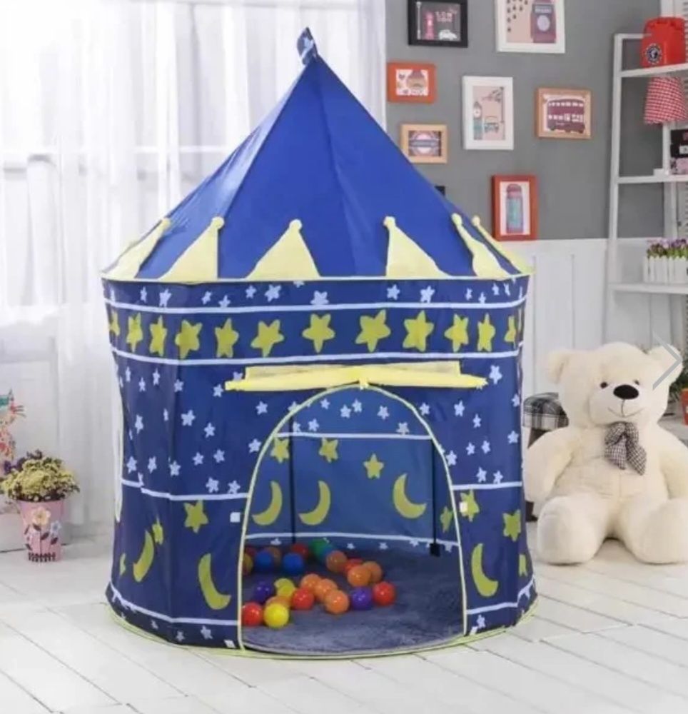 Детская игровая палатка "Замок принца" для дома и улицы