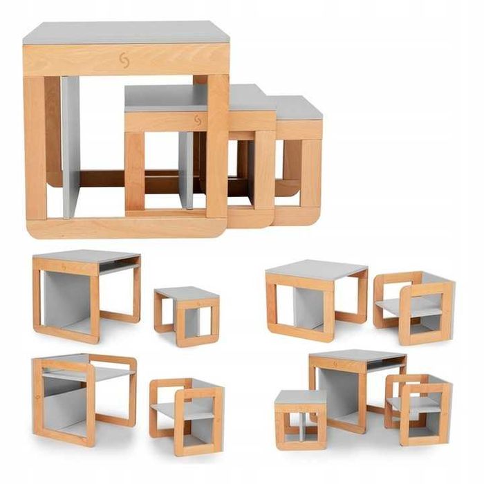Zestaw Mebli dla Dzieci SKIDDOU MOB 8w1
