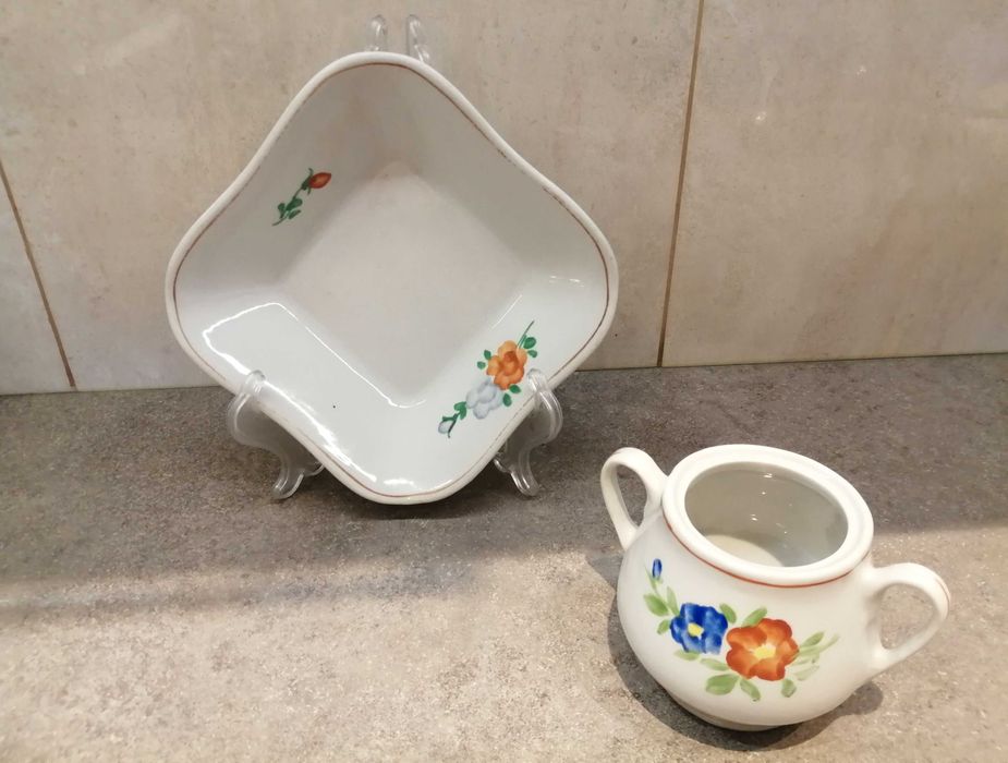 stara miseczka i cukiernica koreańska DPRK lata 70