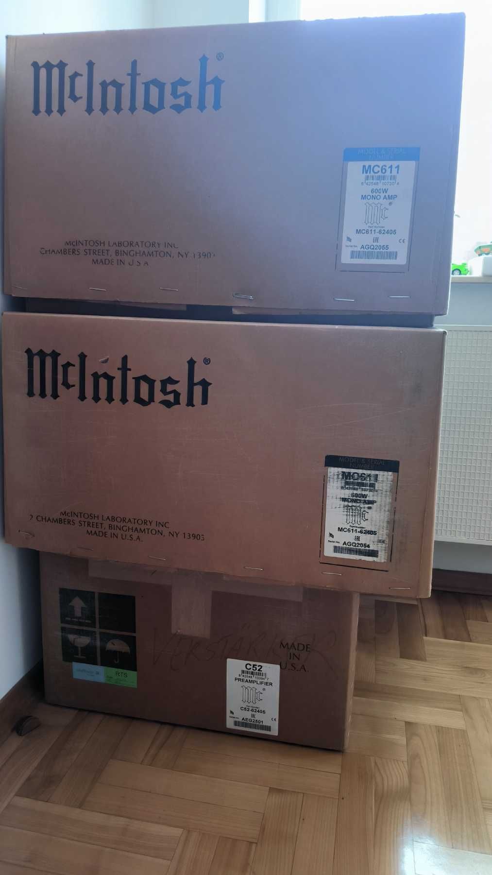 McIntosh c52 i McIntosh mc611