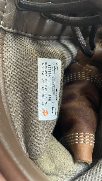 Botas Timberland em Pele (homem; tam 41.5)