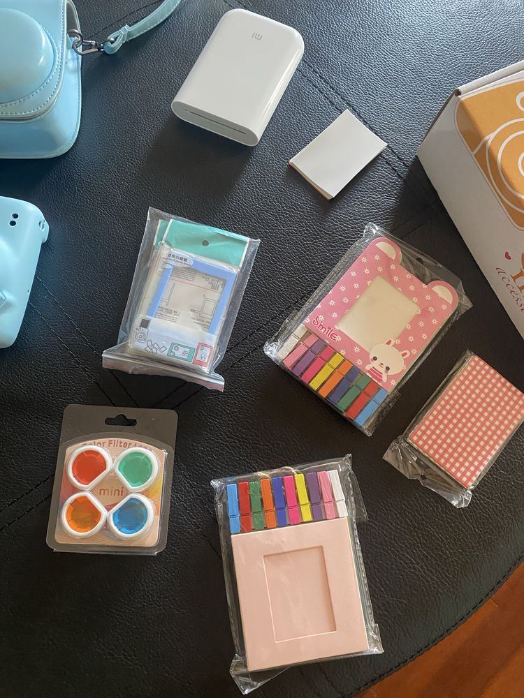 Conjunto câmara Instax e impressora fotográfica Xiaomi