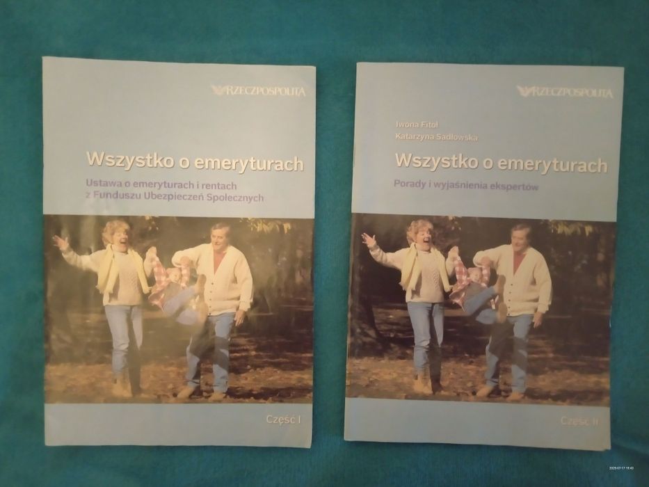 Oddam za darmo broszury o emeryturach