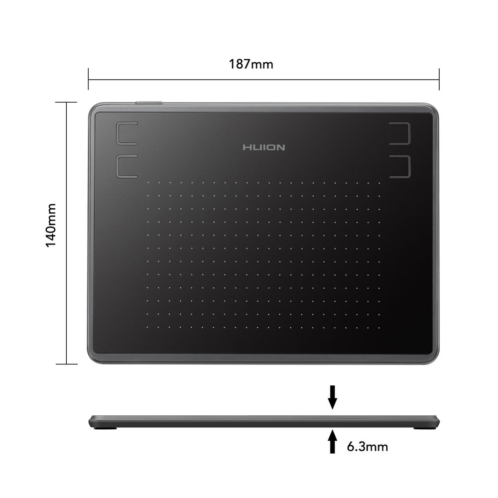 Графический планшет - HUION H430P + 8 наконечников, для рисования