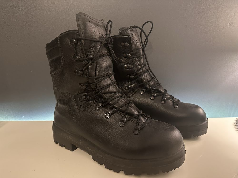 Buty Zimowe DEMAR Wzór 933/MON Wojskowe Skórzane Polskie Oryginał Nowe