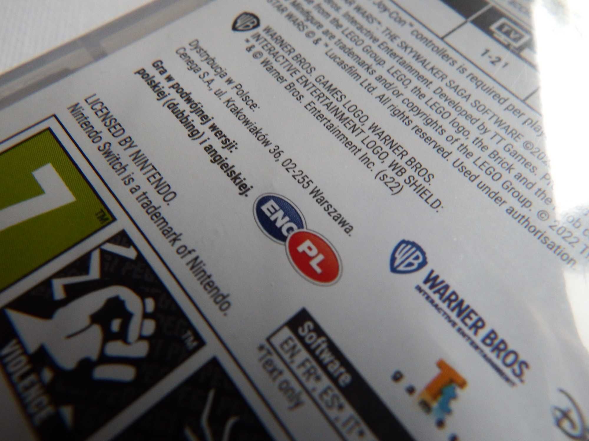 GRA Nintendo SWITCH LEGO Saga Skywalkerów PL dubbing PL zafoliowana