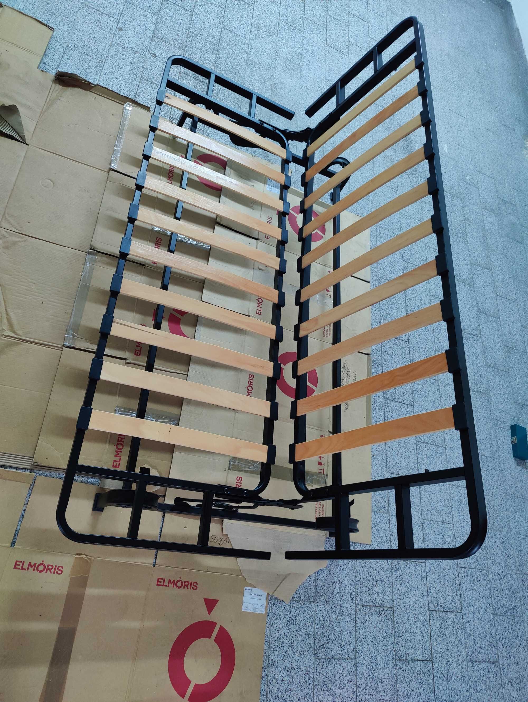 Sofá-cama IKEA 3 lugares, c/colchão de espuma