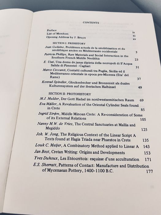 Interaction and Acculturation in the Mediterranean