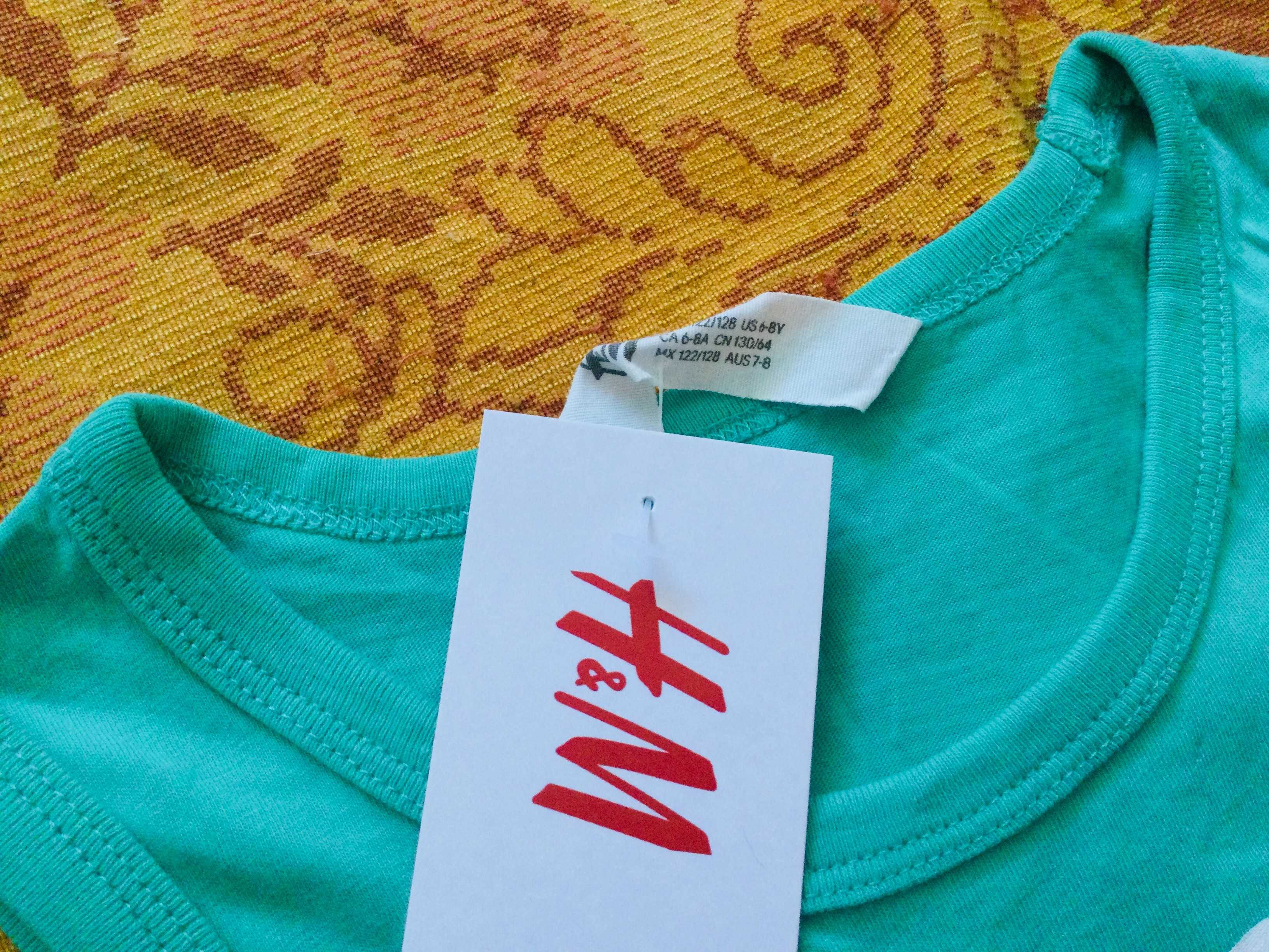 6-8 рок., 122-128 зріст H&M. LC Waikiki. Літня майка, футболка