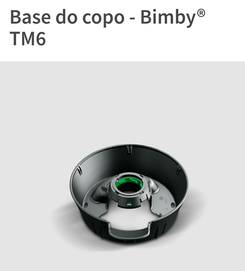 Copo e acessórios para Bimby TM6.