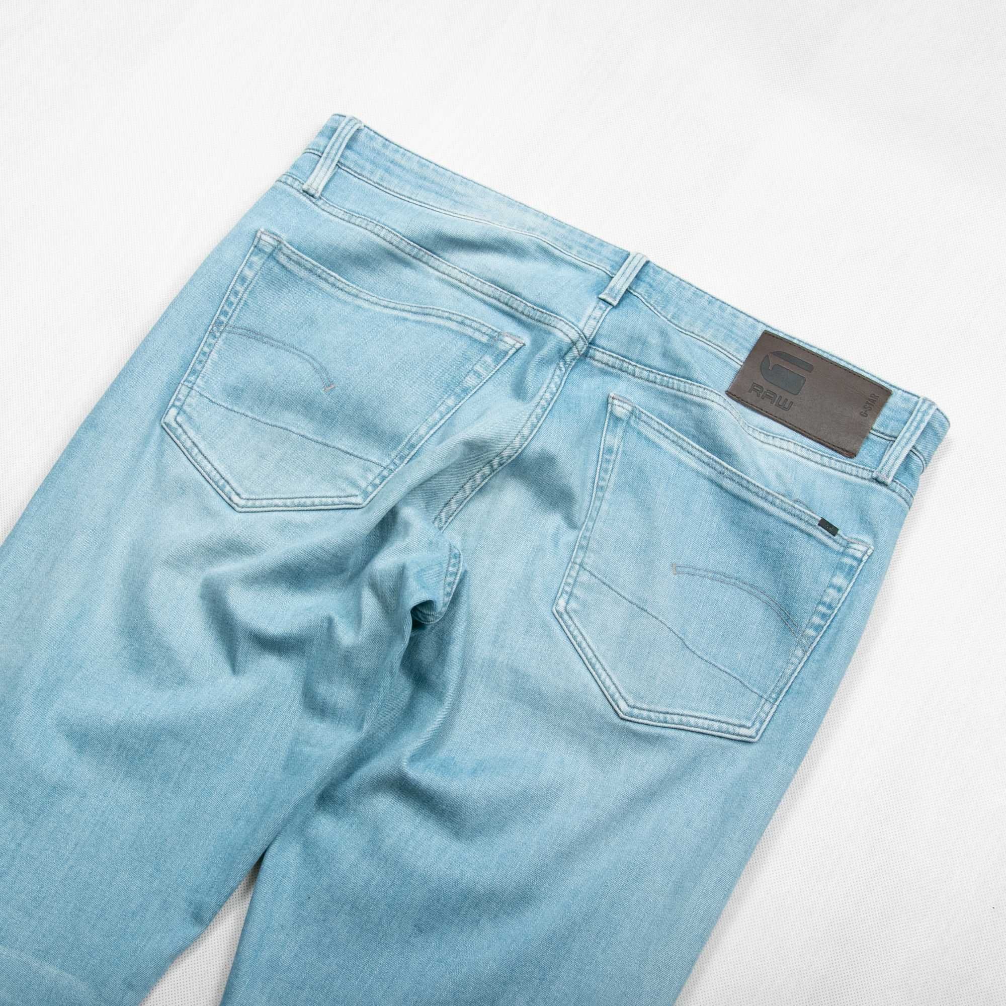 G-star Raw 3301 straight tapered 35/34us baby blue