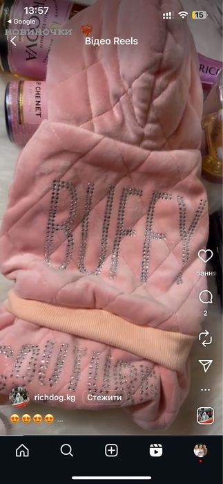 Зимній комбінезон на собачку