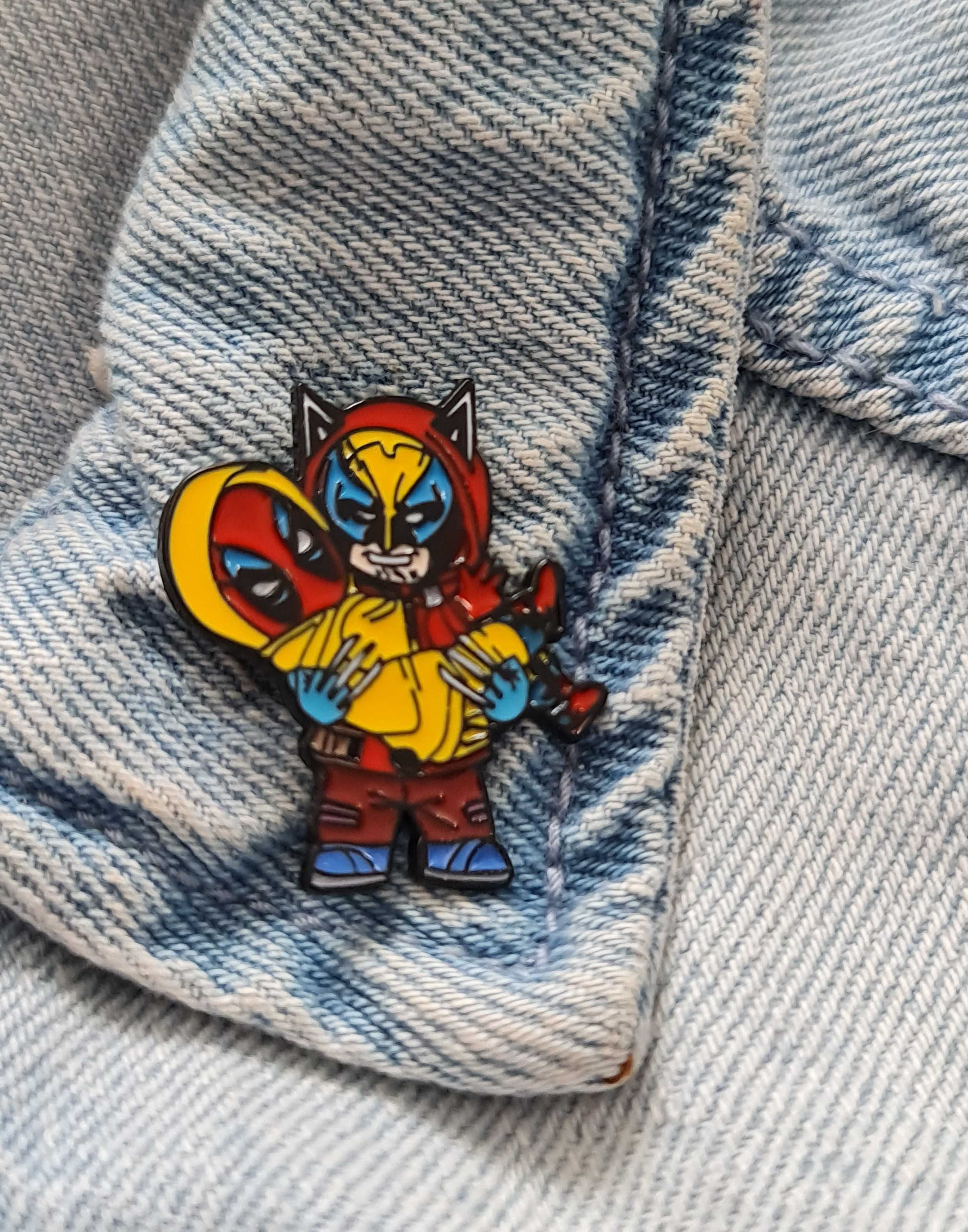 Deadpool i Wolverine przypinka