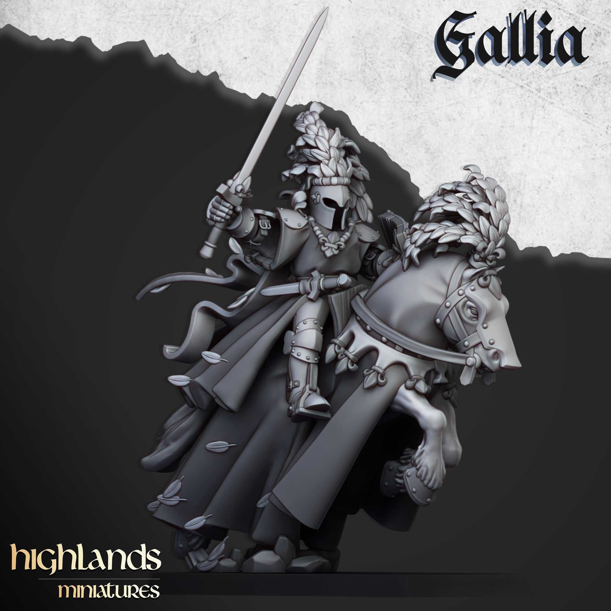 Green Knight of Gallia #2 - ToW WFB AoS - Highlands Miniatures x1