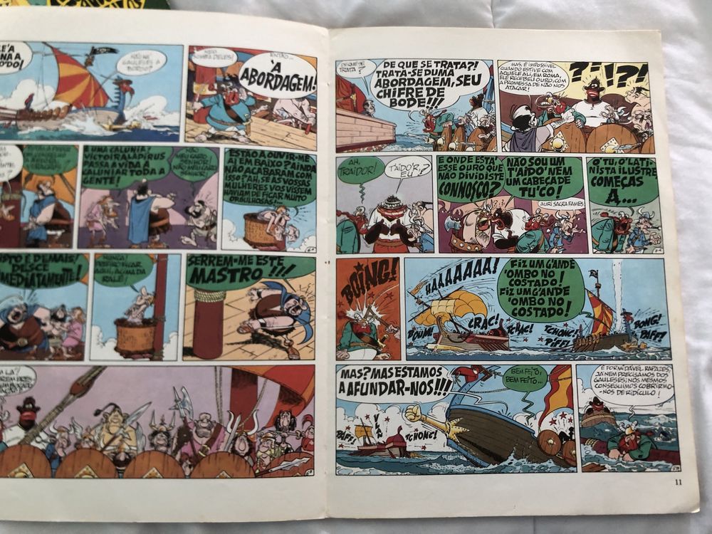 Livros Asterix, editoras diferentes.