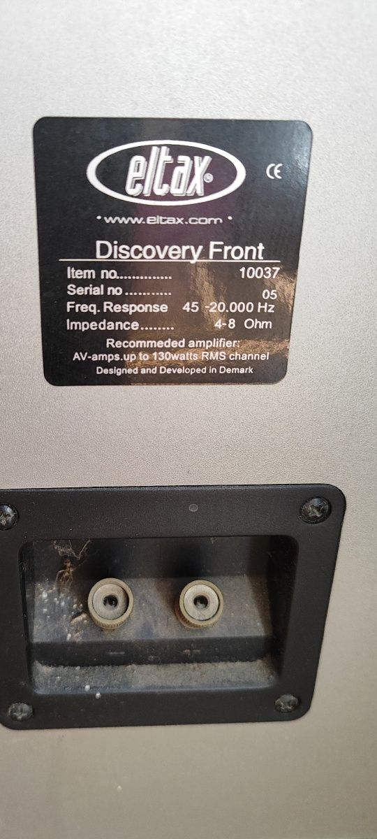 Kolumny Głośniki Zestaw Kino Domowe Eltax Discovery 80/180 Watt 4-8 Oh